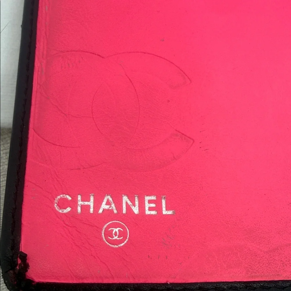 Chanel long Wallet Black Leather Chanel Quilted Cambon Yen Long Wallet Black.
